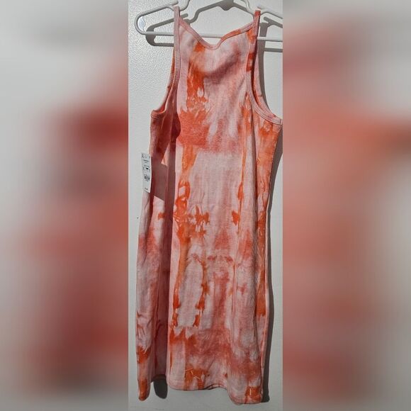 Ardene Orange and White Tie-Dye Maxi Dress girls L 11- 12 NEW - Picture 5 of 5